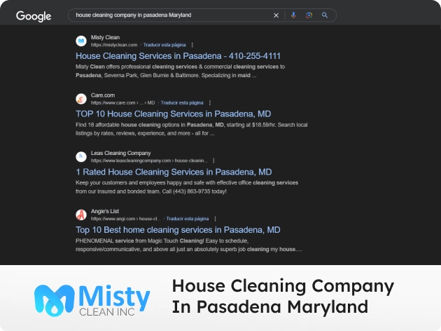 Misty Clean Results with Enterprices Services