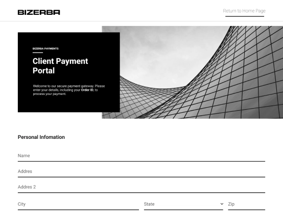 Bizerva Payment Portal