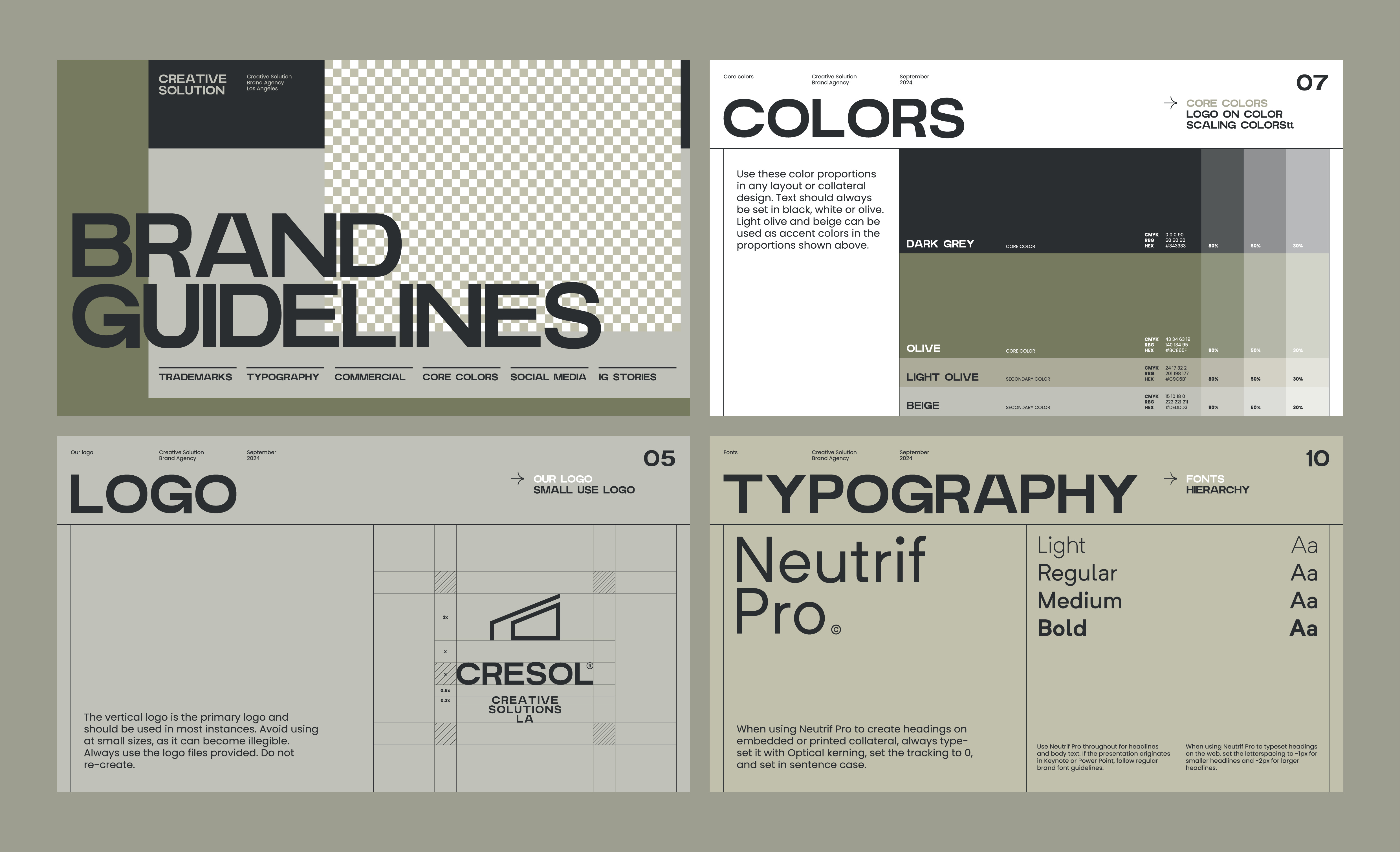 Premium brand identity and guidelines work by QA Digital Partners