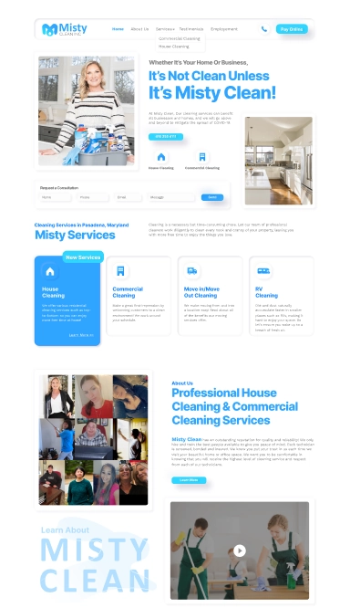 Misty Clean Inc - Residential & Commercial
