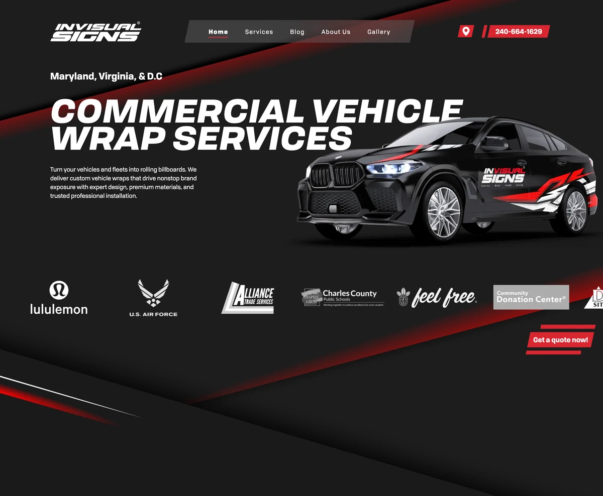 InVisual Signs brand work by QA Digital Partners