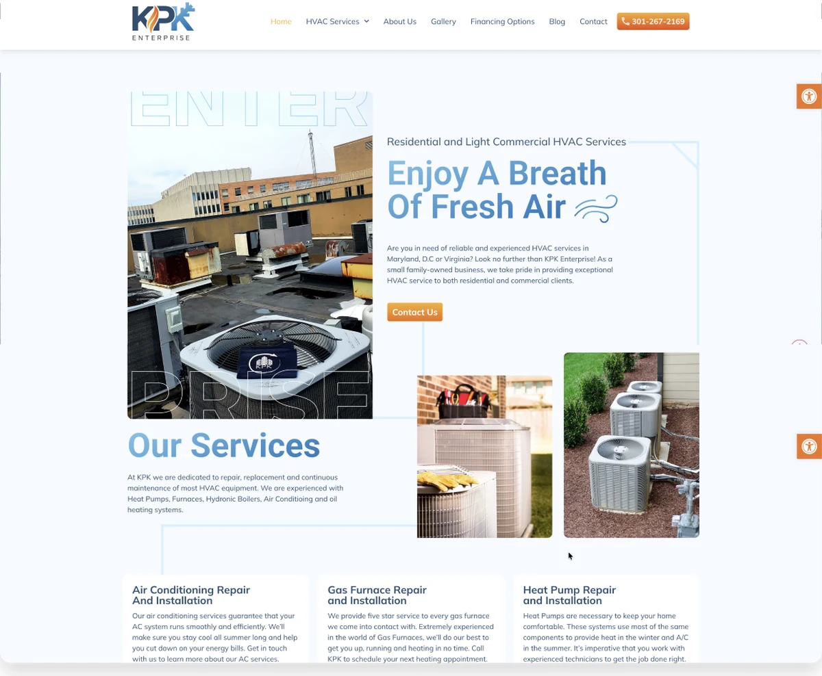 KPK Enterprise brand work by QA Digital Partners