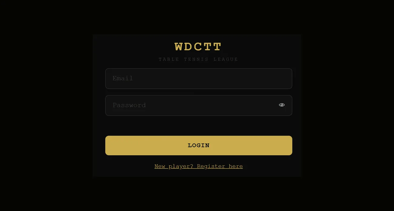 WDCTT league platform