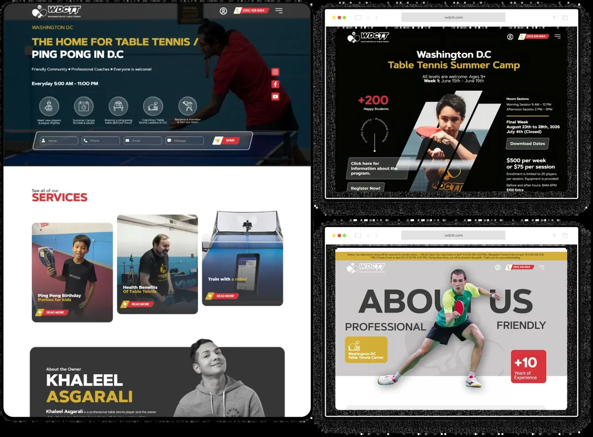 WDCTT new website after QA Digital Partners
